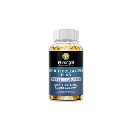 Multi Collagen Pills for Antioxidant Women & Men Natural Skin Care Supplement - Hydrolyzed Protein Collagen Peptides