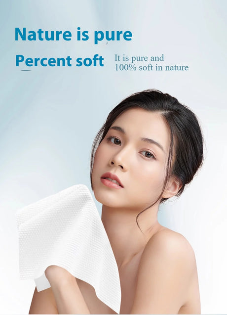 Family Pack 700g Face Wash Towel Hanging Disposable Wall Extraction Cotton Face Wipe Face Wash Towel Soft Makeup Remover Towel