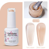 Clou Beaute Jelly Color UV Gel Manicure Summer Pink Nude Gel Nail Rainbow Nail Supplies For Professionals Semi-permanent Varnish