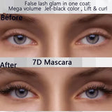 1/2/3PCS 9D Fiber Mascara Set Waterproof Durable Curling Mascara Sweatproof Anti-smudge Slimming Base Mascara for all skin types
