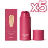 Liquid Foundation SPF 15 Color Changing Concealer Cover Face Blemishes Fine Lines Facial Foundation Natural Beauty Makeup Cream