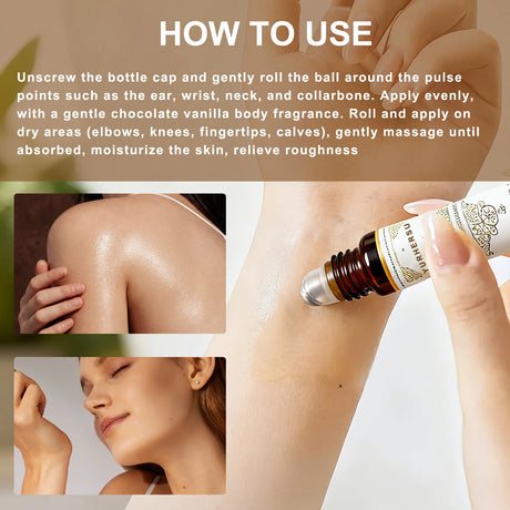 Gentle Chocolate Vanilla Essential Oil Aromatic Fragrance Oil for Home Aromatherapy Body Massage Relaxation Daily Use