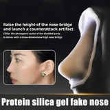Reusable Silicone Gel Fake Nose & Chin Makeup Kit Natural Effect Cosplay Makeup Special Effects Kit Professional Makeup Kit