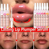 6 Colors Lip Plumping Gloss Instant Lip Plumper Extreme Volume Serum Oil Moisturizing Sexy Plump Lips Korean Makeup Products