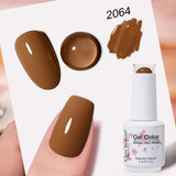 Clou Beaute Grey Color Nail Gel Polish Full Coverage Nail Polish Dark Red Gel Lacquer Varnish Vernis Semi Permanent Nail Art