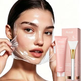 Collagen Peel Off Facial Mask,Pore Cleansing&Firming,Hydrating Glycerin&Centella asiatica,Smooth Fine Lines&Removes Impurities