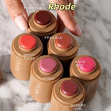Makeup Cheek Blush Cream Blusher Stick Lip Gloss Phone Case for iPhone 16 17 Pro Max Piggy Sprinkle Sun Soak Tan Line Lipstick