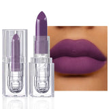 Purple Colors Velvet Matte Lip Mud Liquid Lipstick Waterproof Nude Lip Gloss  Sexy Women Lip Glaze Cosmetic