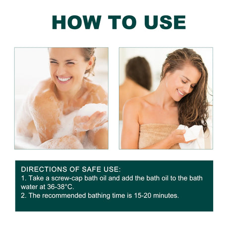 Ximonth Body Bath Oil Assist Cleaning Soften Skins Help Relax Mood Moisturize Skins Repair Dry Damaged Skin Fragrant Shower Oils