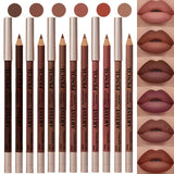 6pcs/Set Lip Liner Set & Long Lasting Matte Waterproof Lipstick Lipliner Lipstick Set Women Lips Makeup Cosmetics