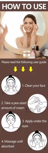 9selling wrinkle removing eye cream, eye bags, dark circles, anti swelling, firming, brightening, fine lines, moisturizing tool