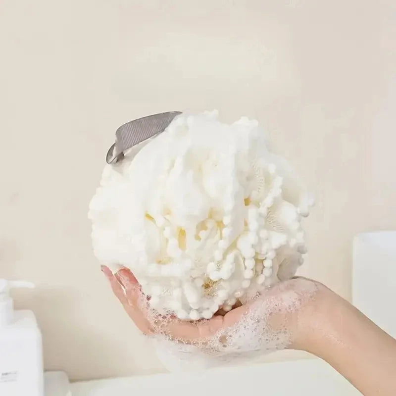 Soft Bathing Flower Foaming Sponge Bubble Wisp for Body Exfoliating Shower Flower Mesh Ball Body Wash Skin Cleaner Bath Supplies