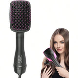 Hair Dryer Brush Blow Dryer Brush In One, 3 In 1 One Step Hair Dryer And Styler, Negative Ion Hair Straightener Hot Air Styling Tool For Straightening Drying Smoothing