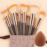 NEW 13PCS Makeup Brush Set Soft Fluffy Eye Shadow Foundation Blush Highlighter Concealer Brush Female Beauty Tool Christmas Gift
