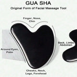 7/4/3Pcs Shower Body Care Set Long Handle Silicone Back Brush Hair Scalp Massager Exfoliate Face Roller Gua Sha Massage Tools