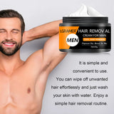 Painless Hair Removal Cream Permanent Hair Remover for Men's  Armpit Legs Arms Hair Growth Inhibitor Depilatory Body Cream