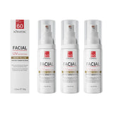 Sunscreen Lotion SPF 60+++ Long-Lasting Sun Protection Lightweight and Non-Greasy Sun Block Prevent Sunburn Face Body Skin Care