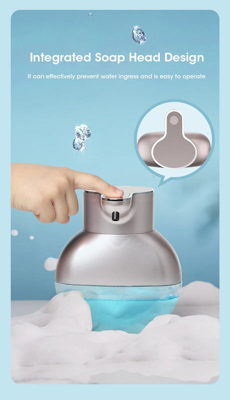 Smart Automatic Foam Soap Dispenser and Gel Hand Washing Liquid Detergent Machine Wall-Mounted USB Rechargeable
