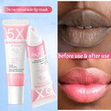 Remove Dark Lip Balm Lightening Melanin Mask Gloss Exfoliating Lip Pink Treatment Reduce Lip Lines Improve Dryness Moisturizing