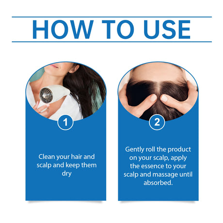 Roll-on Rosemary Hair Growth Serum Anti Hair Loss for Scalp Treatment Nourishing Strengthening Hair Roots Increases Hair Density