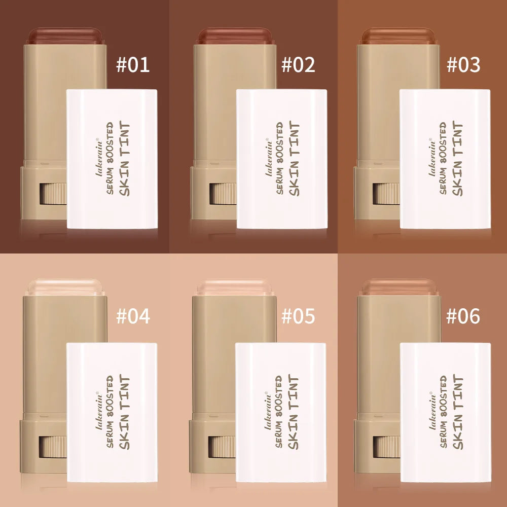 Tinted Moisturizer Balm Foundation Stick Lightweight Hydrating Sheer Coverage Natural Radiant Glow Portable Daily Face Makeup Cosmetic