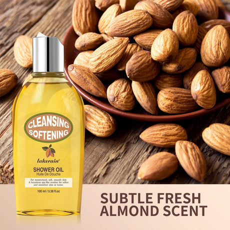 2-in-1 Bath Oil Body Cleaning Moisturizing Skin Dirt Remover Smooth Shower Gentle Cleanses Nourishes Oils For Bath Daily Care