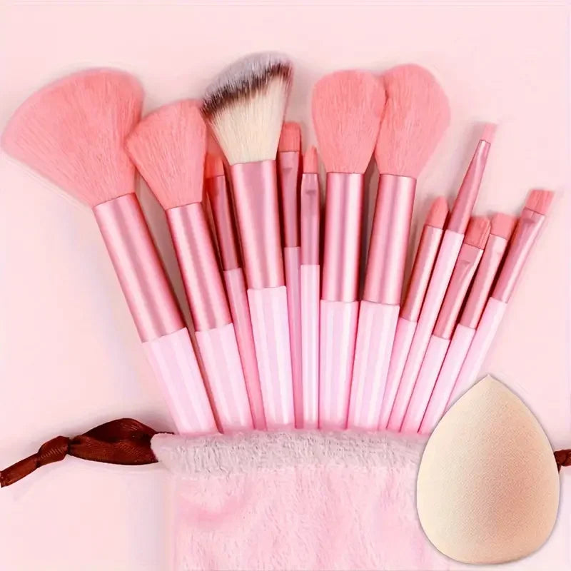 NEW 13PCS Makeup Brush Set Soft Fluffy Eye Shadow Foundation Blush Highlighter Concealer Brush Female Beauty Tool Christmas Gift