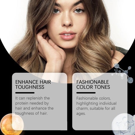 EELHOE Hair Dye Shampoo Nova Hair Instant Dye Shampoo Men Women Quick Easy Safe Hair Color Gray Hair  Coverage Nourish Scalp