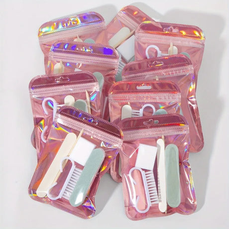 1pack ,Manicure And Pedicure Set, Mini Nail File And Orange Nail Stick Set