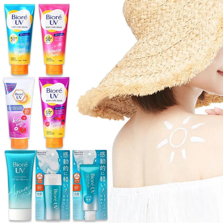 Japan Biore Spf50+ Facial Sunscreen Protector UV Sun Sunblock Cream Korean Moisturizing Protector Whitening Moisturizer Care