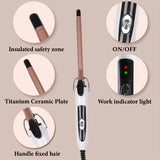 Euro-standard 0.51-inch ultra-fine curling iron, constant temperature hair protection, suitable for curly hair styling, unisex