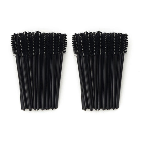 ANNAFRIS 50Pcs  Disposable Eyelash  Brush Soft Head Crystal Eyebrow Brush Lash Extension Brush  Mascara Wand Makeup Tool
