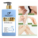 500mlLarge Capacity Collagen+Peptide Body LotionCollagen Body LotionBody Lotion Moisturizing Body Milk Refreshing Non-Greasy Hyd