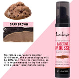 LOCKMIO 100ml Wig Tint Foam Mist for Lace Wig Frontal Dyeing Mousse Natural Quick Dry Grid Invisible Color Hair Spray for Toupee