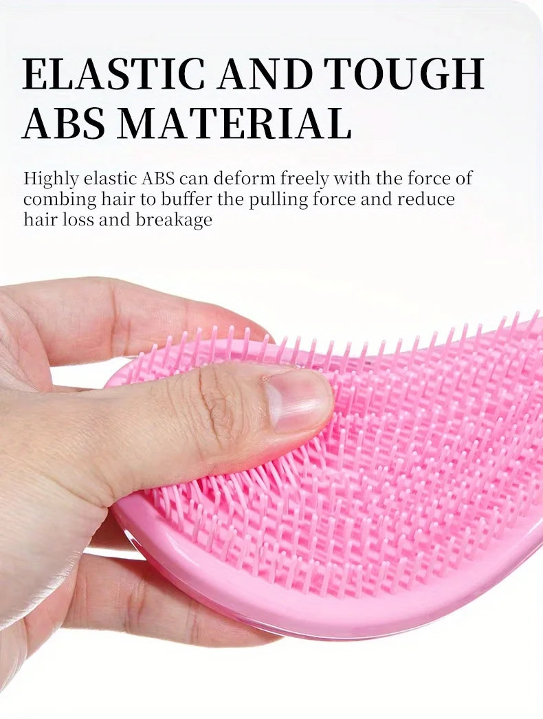 1pcs Detangling Hairbrush Soft Scalp Massage Comb Anti-static Gentle Grooming Brush Salon Hair Styling Brush Accessories Tools
