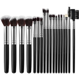 18PCS Women's Makeup Brushes Set - Eye Shadow Foundation Blush Cosmetic Brushes Soft Make up Tools with Storage Bag