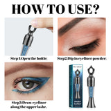 Black Eye Liner Powder Eyeliner Makeup Long-Lasting Eyeliner Waterproof Eyeliner Powder Easy to Wear Smooth Eye Makeup Tools