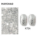 MAYCHAO Cat Eye Magnetic Gel Nail Polish Glitter Effect Semi Permanent Soak Off UV Gel Varnish Manicure For Nail Art