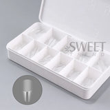 550pcs Soft Gel Nail Tips Medium Short Almond Coffin Full Cover Matte Extension Tool Acrylic Press on Nail French Manicure Decor