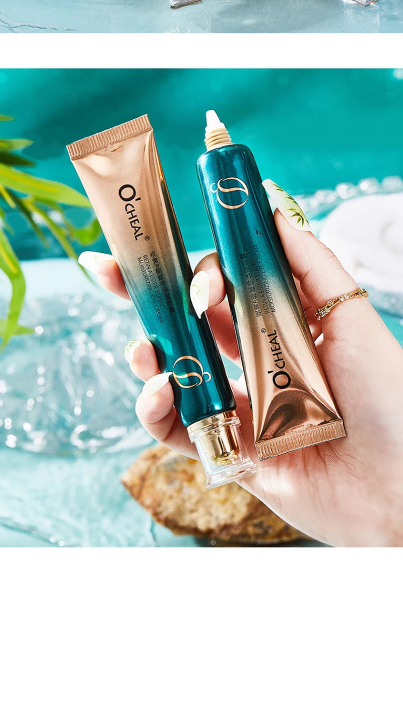 Ouqianya Retinol Eye Cream Moisturizing Firming Dark Circle Care Fine Line Treatment Anti-Wrinkle Daily Use,Under Eye Care
