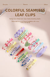 10pcs Candy Color Fruit Hair Bang Clip Summer Hairpin No Crease Hair Side Clamp For Girls Beauty Styling Accessories Set
