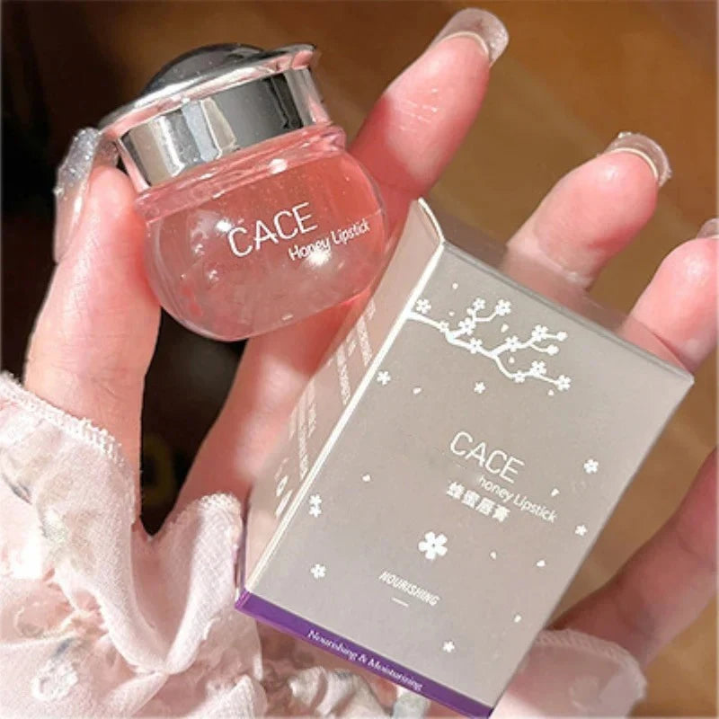 Cherry Honey Lip Oil Nourishing Lip Balm Long-lasting Deeply Hydrating and Plumping Clear Lipgloss Moisturizing Lips Care Makeup