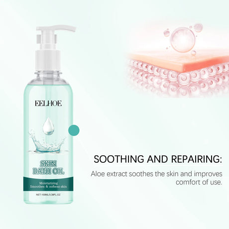 EELHOE Nicotinamide Bath Oil Brightening Skin Repair Dry Skin Remover Smooth Body Cleaning Long Lasting Moisturizing Body Oil