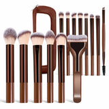 14 PCS Makeup Brushes Professional Make Up Brushes Premium Synthetic Powder Concealers Brushes Travel Makeup Brush Set