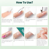 Nailpop Cuticle Remover and Cuticle Oil Repair Nail Care Kit Nail Treatment for Damaged Nails Dead Skin Remover Manicure