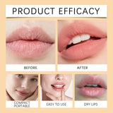 Sun Protective Lip Balm SPF50+ Hydrating Lip Sunblock Fade Lip Lines Nourishing Moisturizing Brighten with Kojic Acid Ceramide