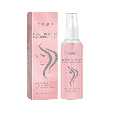 Leave-In Hair Conditioner Care Spray Wash Free Gentle Nourishing Scalp Anti Frizz Split Ends Daily Moisturizing Hair Spray 100ml