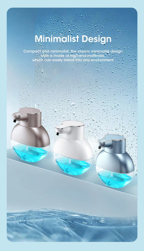 Smart Automatic Foam Soap Dispenser and Gel Hand Washing Liquid Detergent Machine Wall-Mounted USB Rechargeable