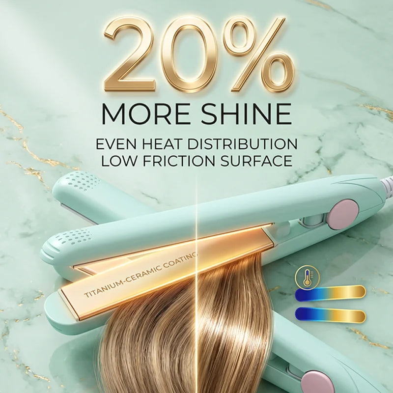 3 in 1 Hair Iron High Quality flat iron Straightening hot comb mini professional hair straightener & Curling Iron Styling Tools