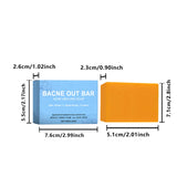 Turmeric Body Cleansing Soap Keep Brightening Improve Odor Deeply Nourish Reduce Dark Acne Removal Care Soaps For Women Man 100g